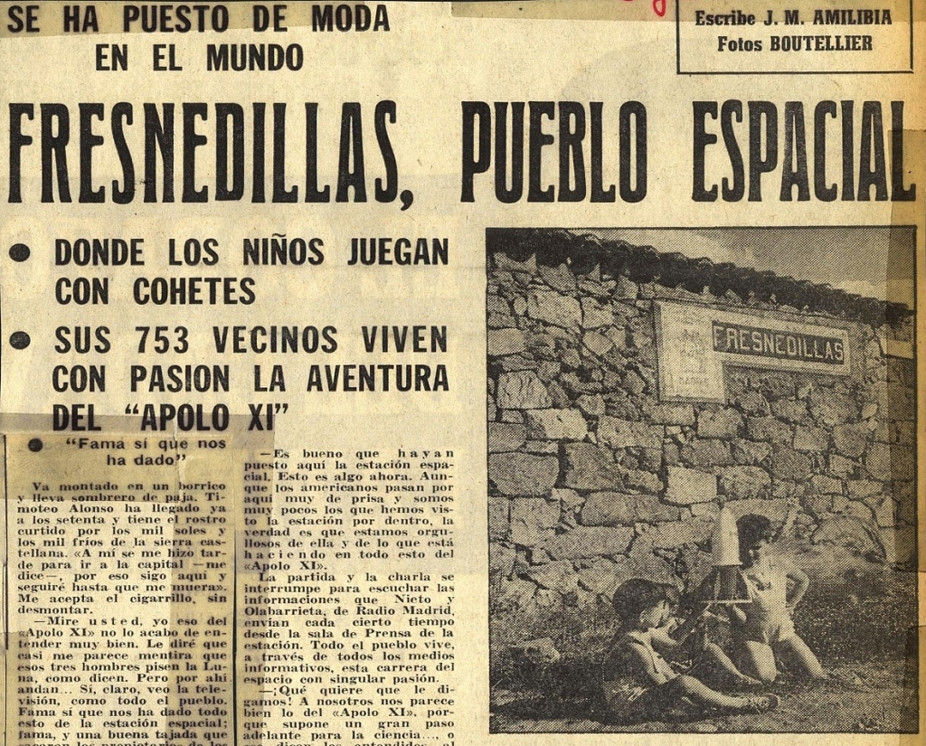 Artículo de Periódico sobre Museo Lunar de Fresnedillas de la Oliva